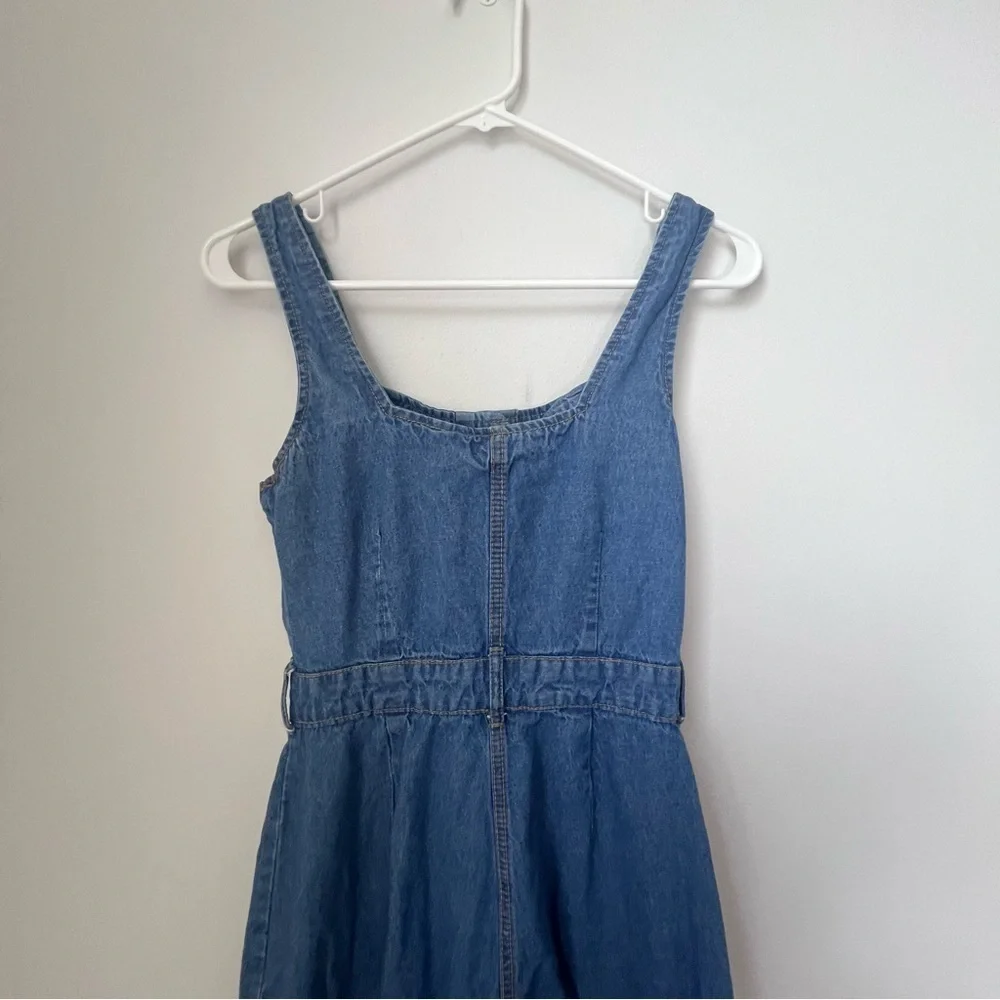 Sincerely Jules Wide Leg Denim Romper Size Small
